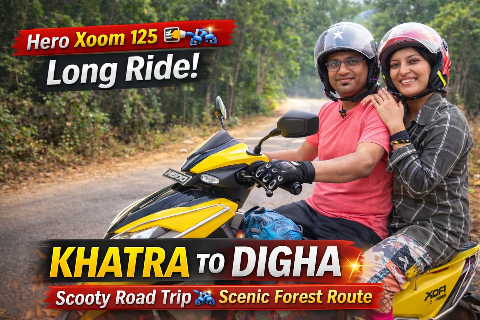 Digha trip with Hero Xoom 125