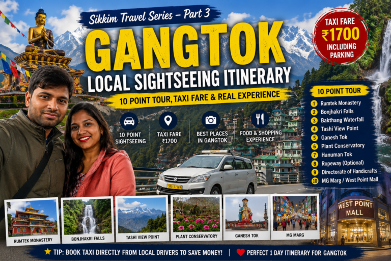 Gangtok Local Sightseeing Itinerary